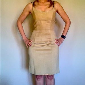 Suede Dress and Jacket Twin set.